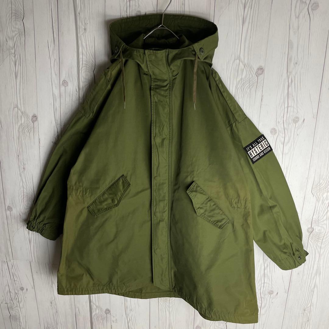 【超人気デザイン】ヒステリックグラマー☆ギターガール フーデットコート