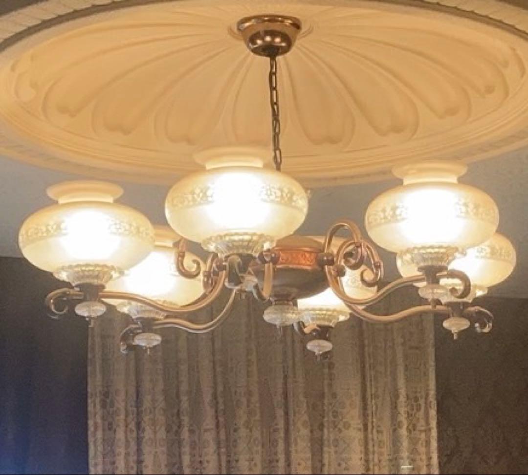 シャンデリア　昭和レトロ