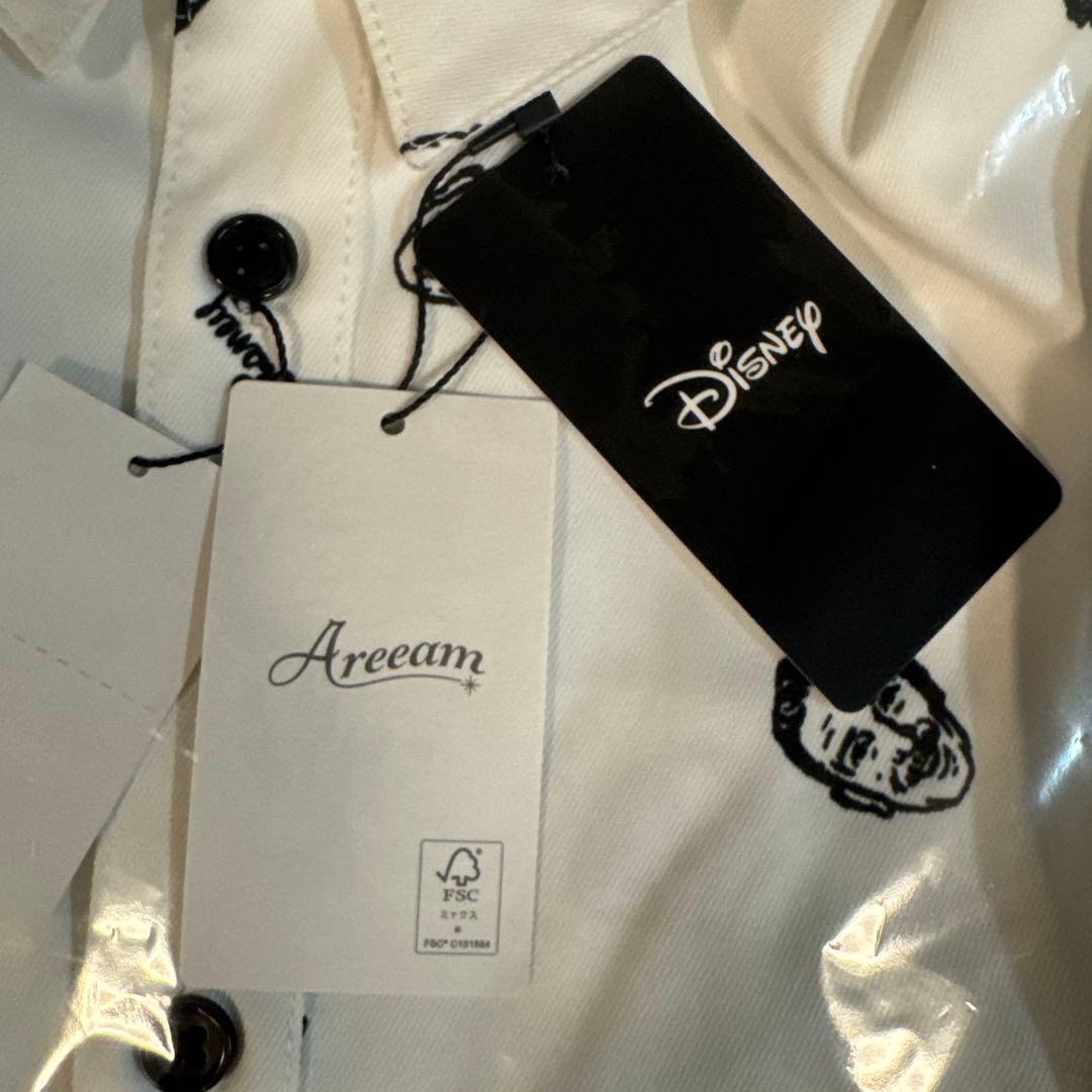 Areeam ウォルトディズニー 総柄シャツ　ショルダーバッグ　セット