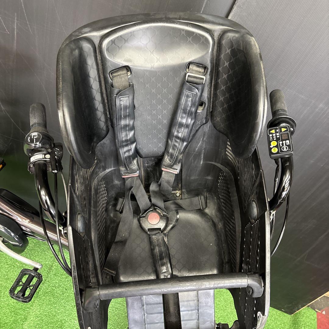 電動自転車 BS Angelino ブラウン 3人乗り対応　55