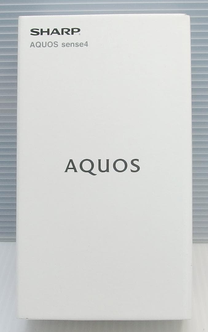 SHARP スマートフォン AQUOS sense4 シルバー 本体