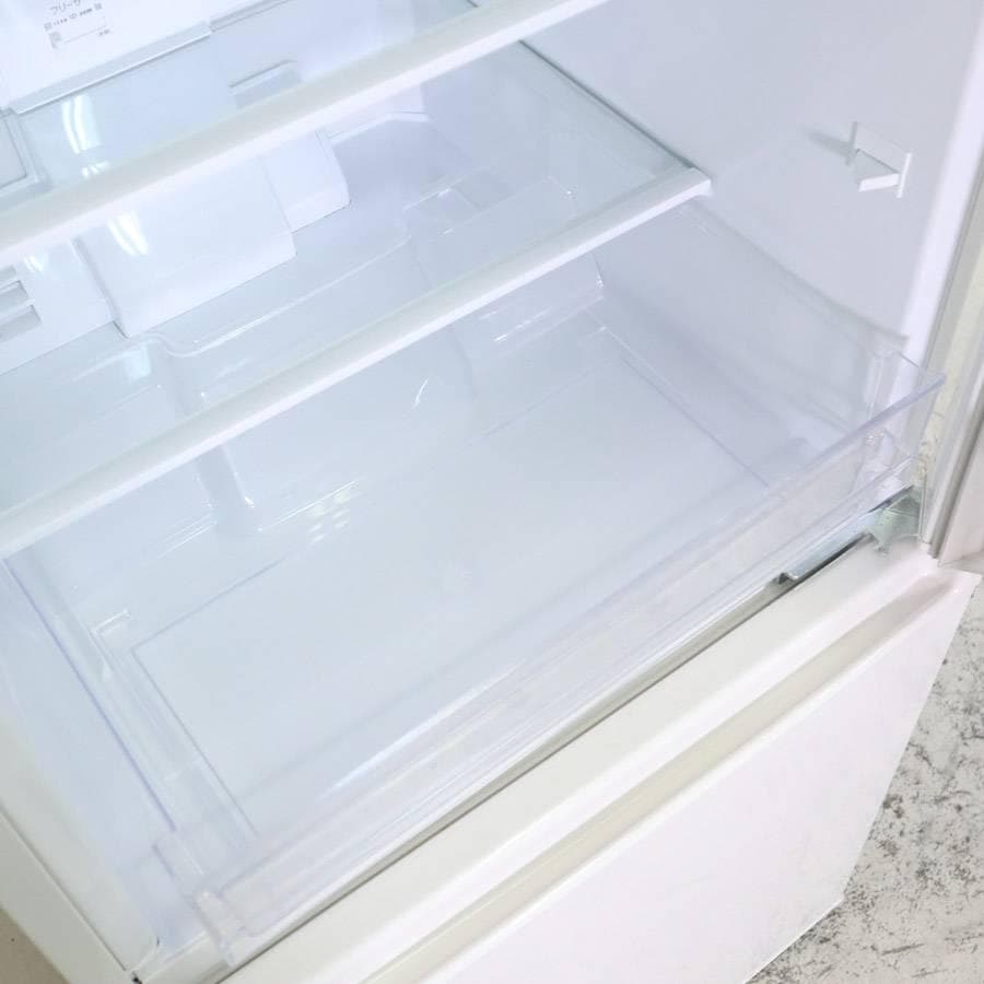 22年製 アクア 201L 2ドア 冷蔵庫 AQR-20MBK(W) 白 右開き