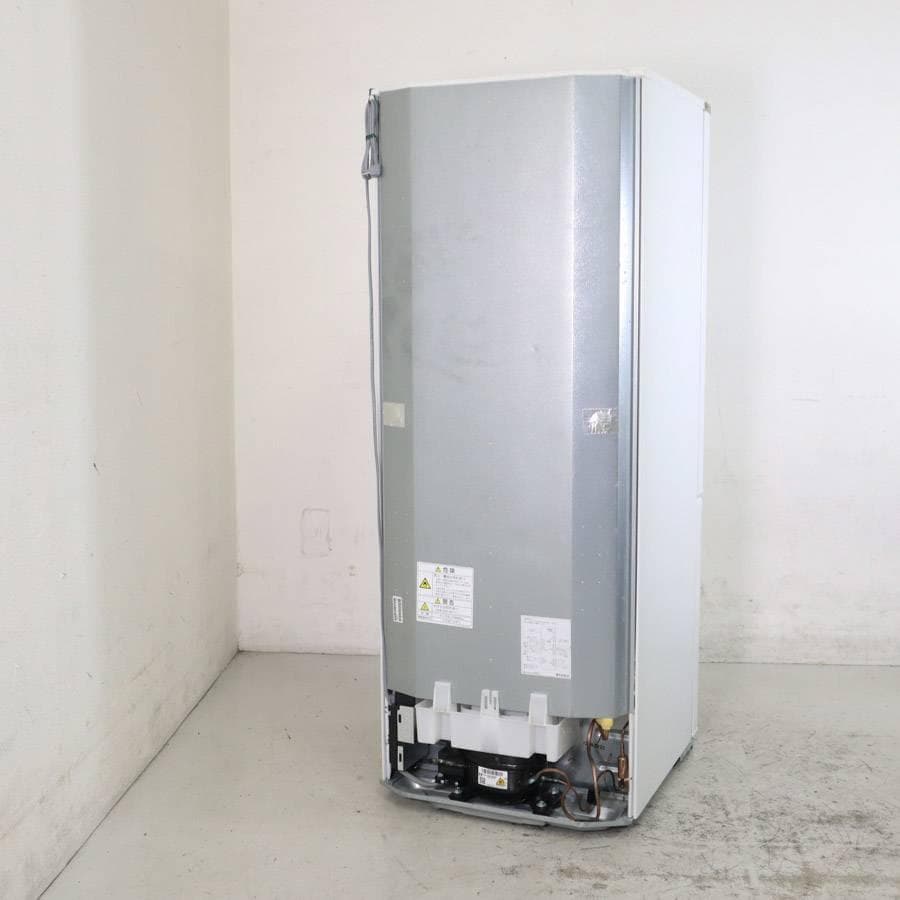 22年製 アクア 201L 2ドア 冷蔵庫 AQR-20MBK(W) 白 右開き