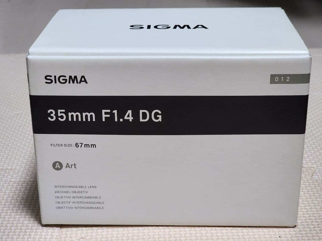 レンズ(単焦点) Sigma 35mm F1.4 DG Art