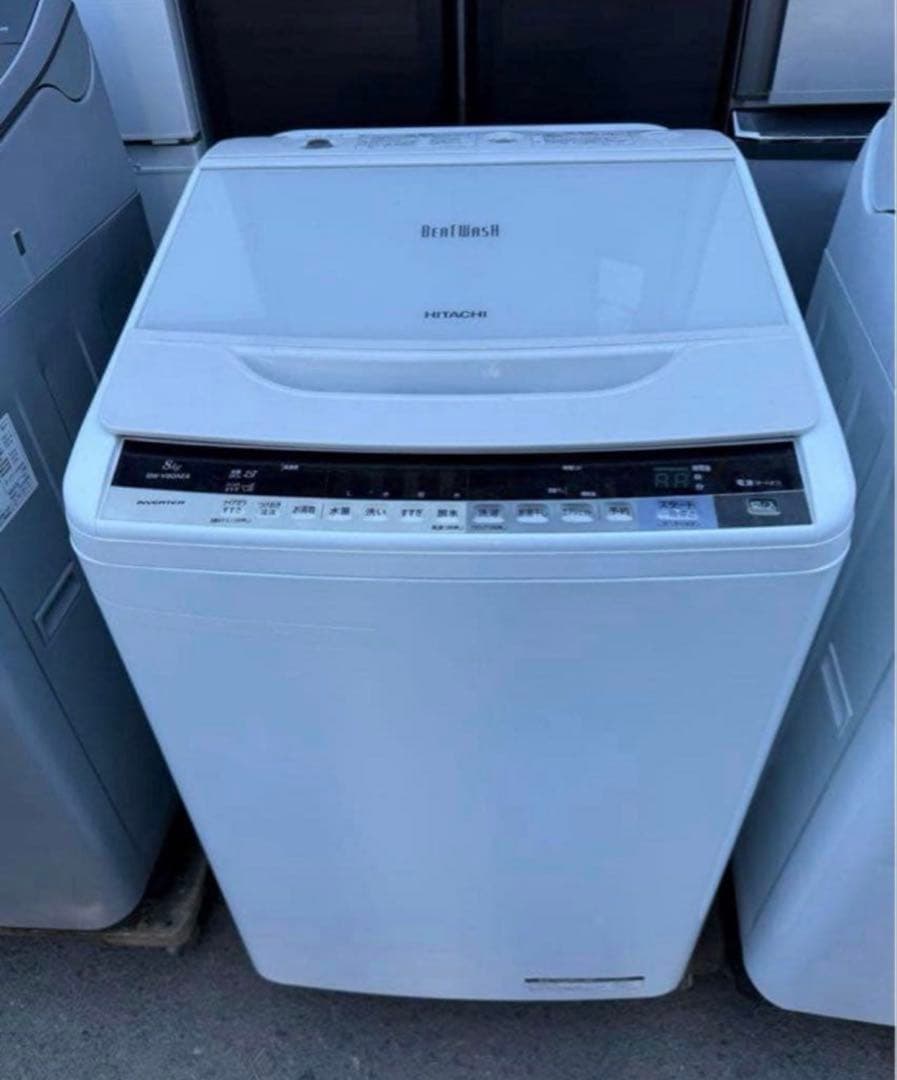 2016年式 8kg HITACHI 洗濯機 BW-V80AE4