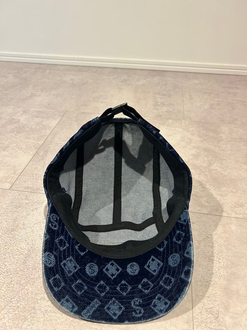 帽子 Supreme Flocked Denim Camp Cap
