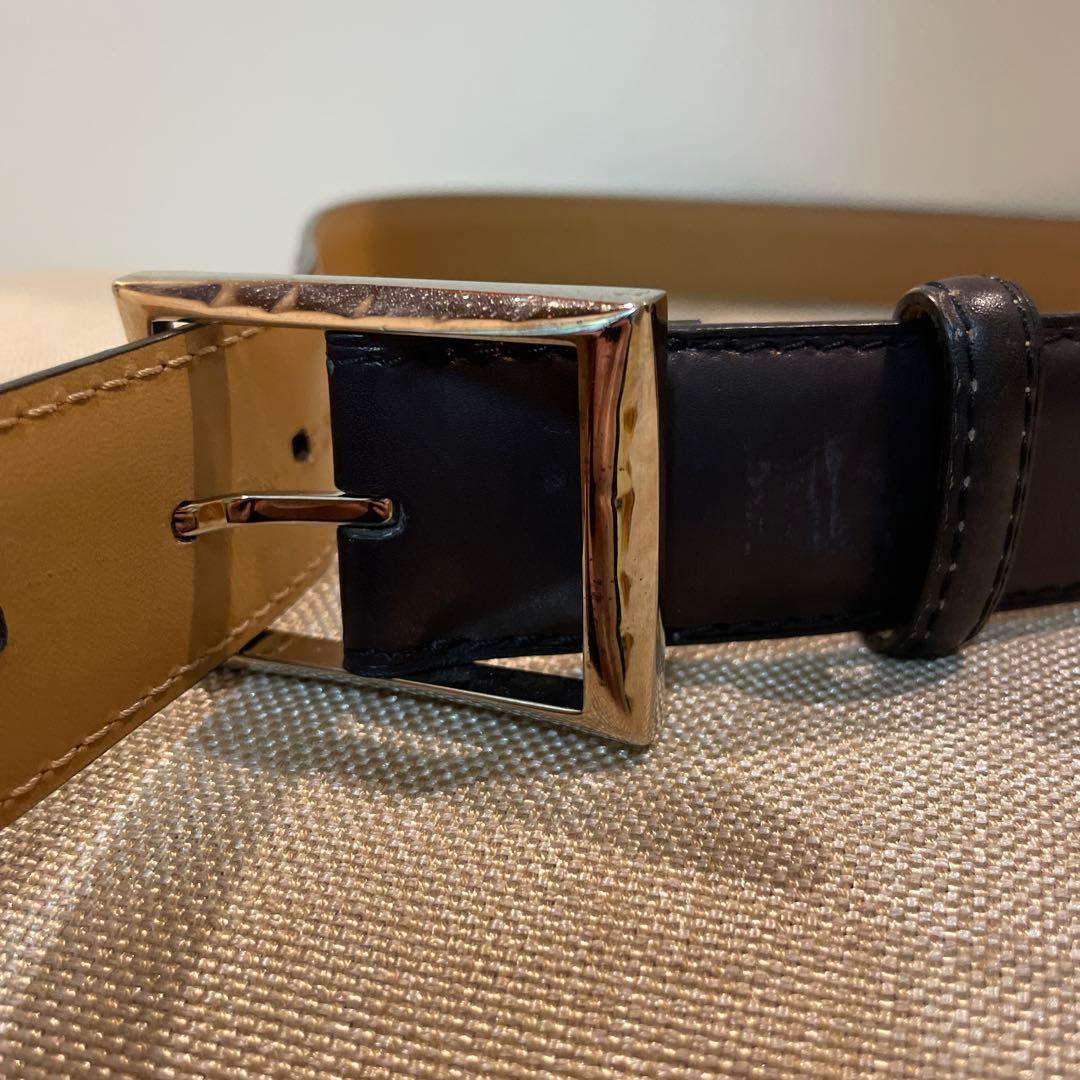 BERLUTI クラシックベルト　ヴェネチア カーフレザー　ブラック