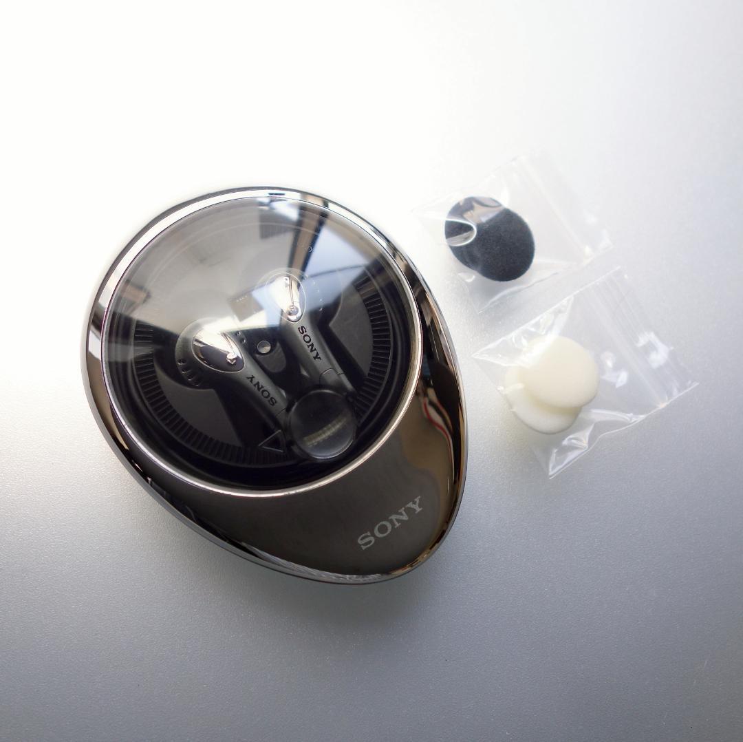 【音出し確認品】高音質 ソニー イヤホン MDR-E575 巻き取り式ケース付き