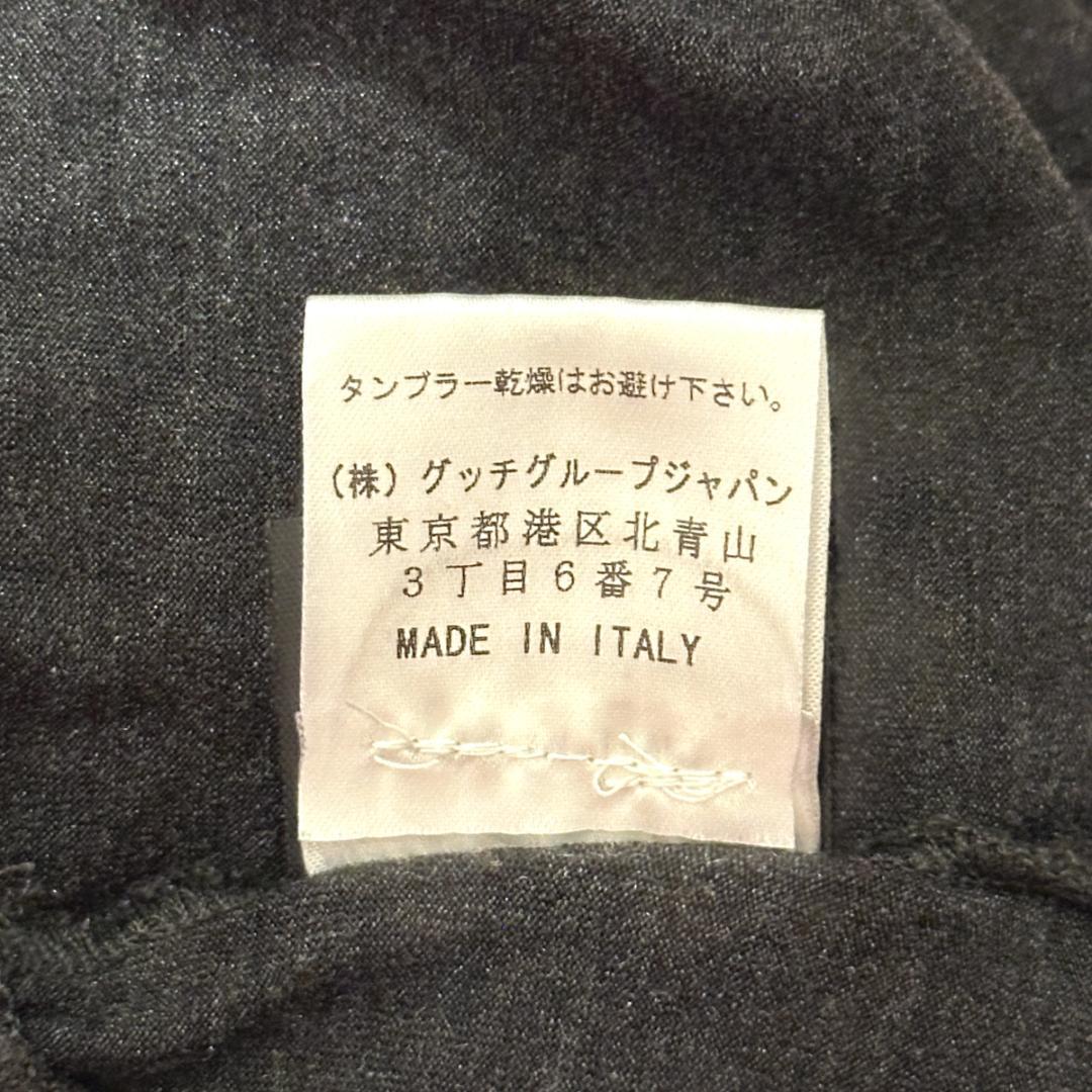 【GUCCI】ホルターネック チューブトップ グレー Sサイズ / ak486