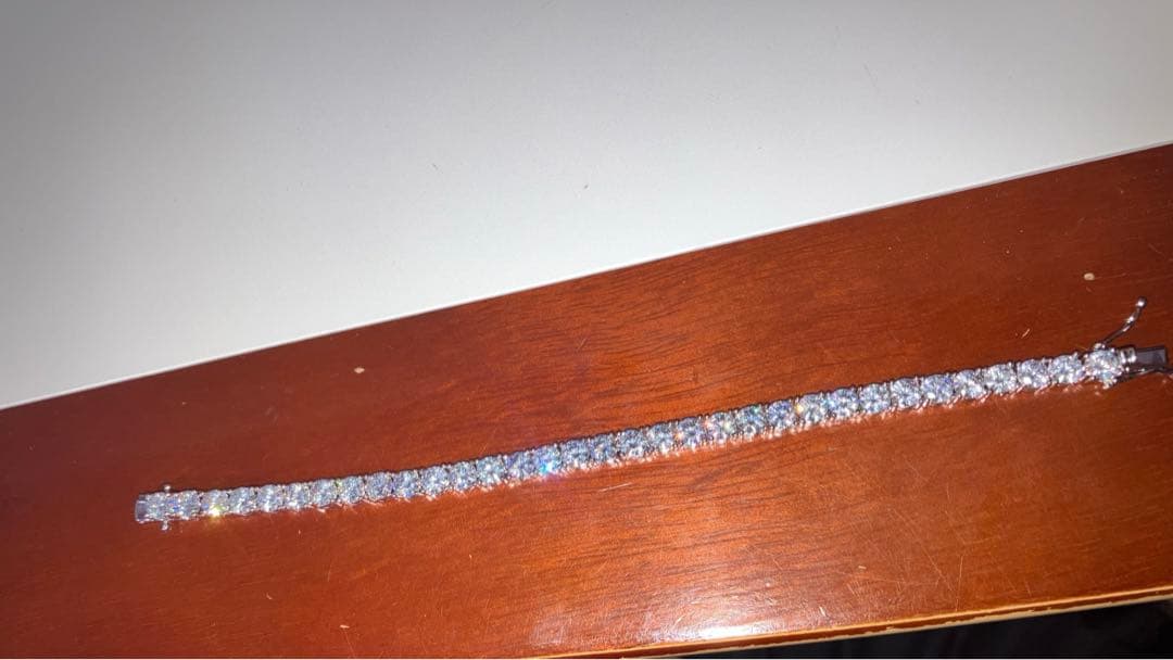 舐達麻着用 シルバー925 テニスブレスレット ジルコニア アバランチ