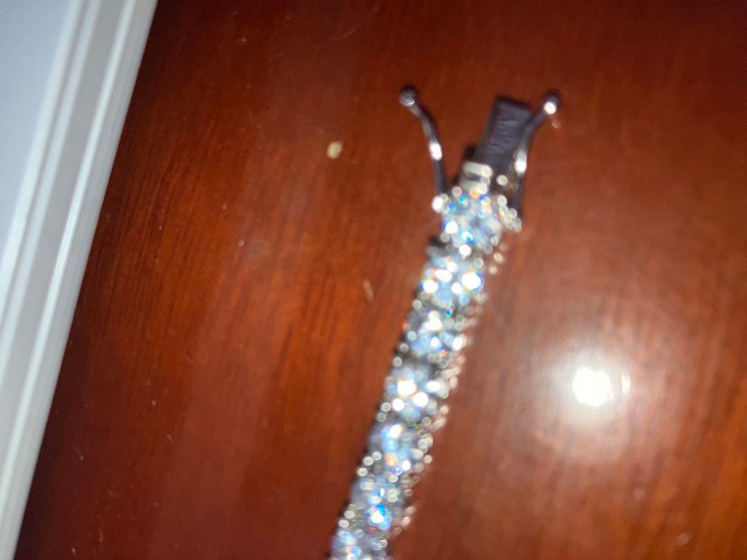 舐達麻着用 シルバー925 テニスブレスレット ジルコニア アバランチ