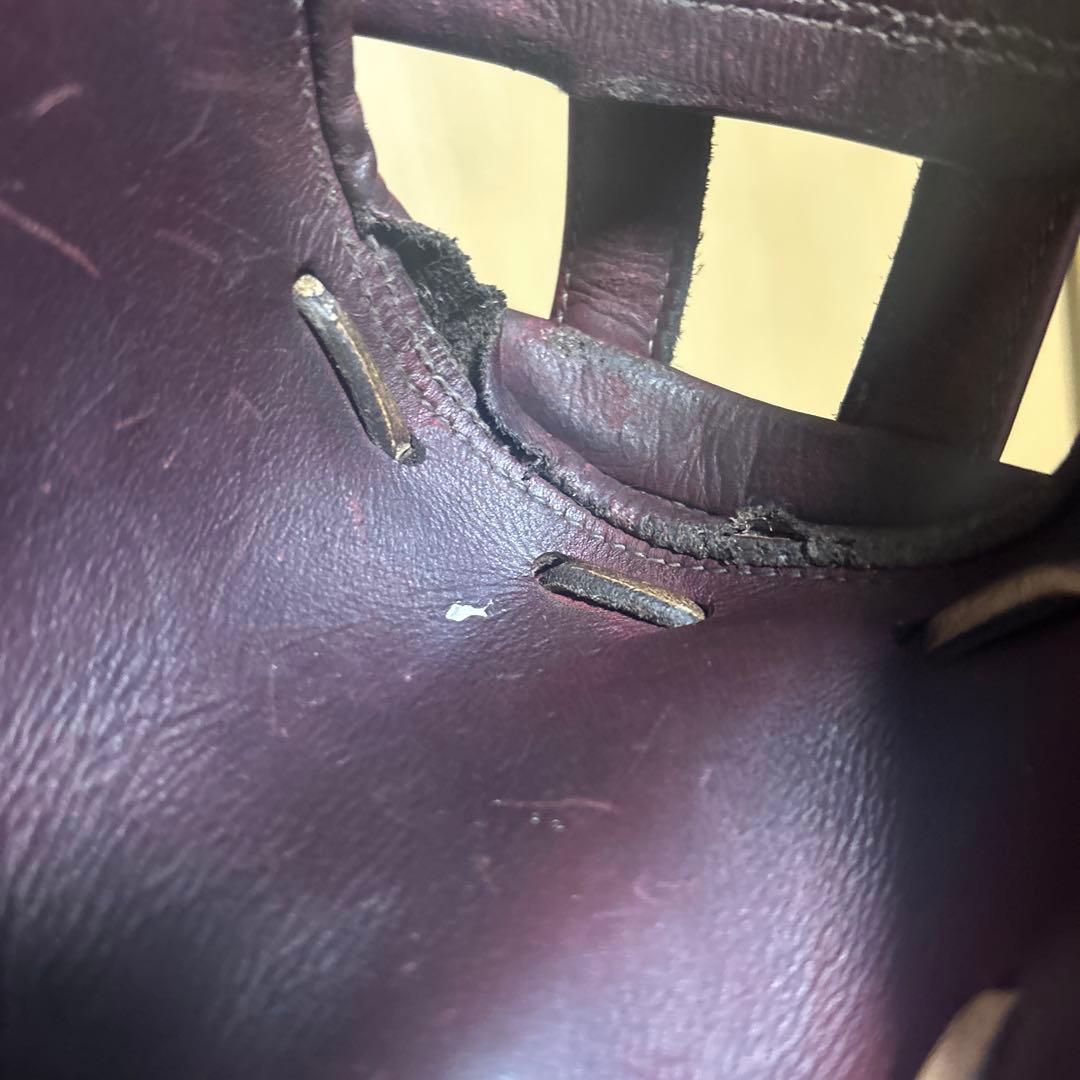 Rawlings 赤 硬式グローブ　左　ファーストミット