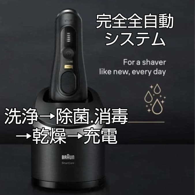 ブラウン最上位モデルS9 Pro+ 9560cc 洗浄器対付き 新品未使用❣️