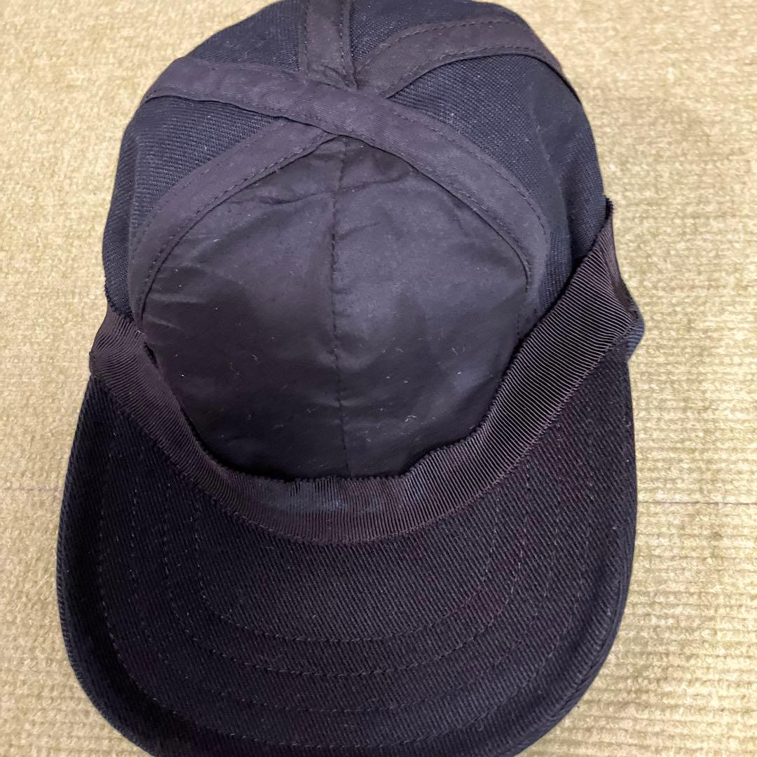 最安値PATOU(パトゥー) ユニセックスMサイズロゴ刺繍キャップ ブラック