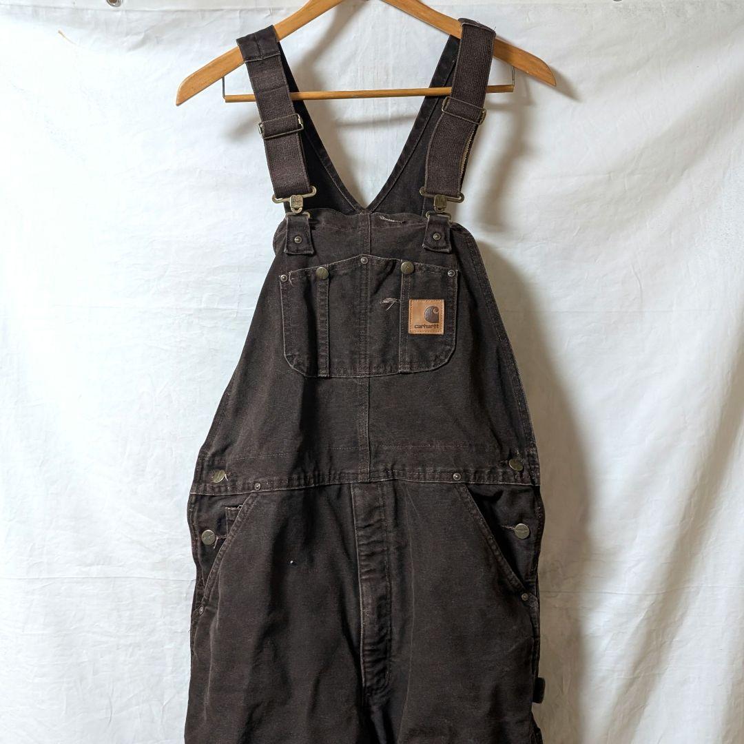 【Carhartt/カーハート】ダック ダブルニー サロペット つなぎ e669