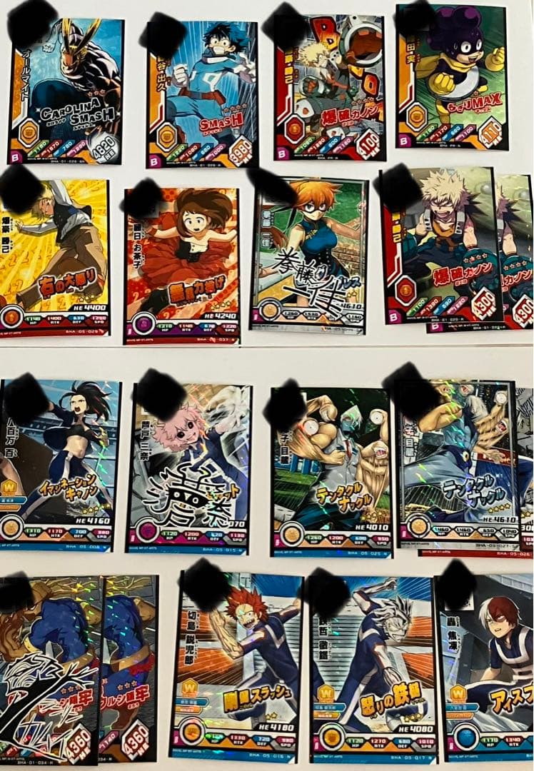僕のヒーローアカデミア ヒロアカ ヒーローズバトルラッシュ ヒロバト カード