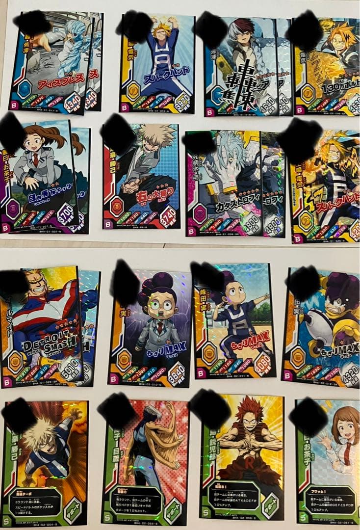 僕のヒーローアカデミア ヒロアカ ヒーローズバトルラッシュ ヒロバト カード
