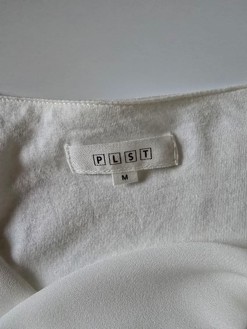 PLST プラステ ノーカラージャケット パンツスーツ セットアップ　3点セット