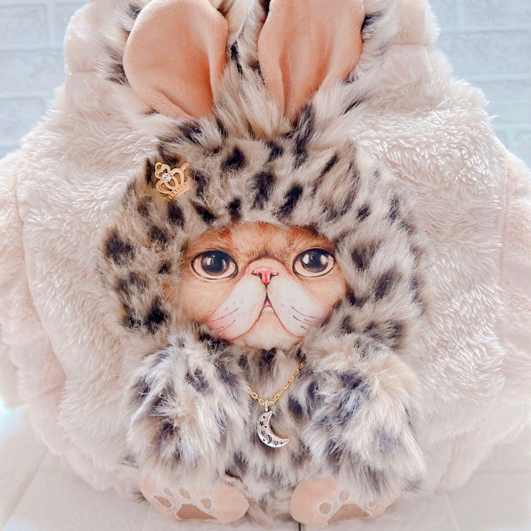 コヤンイサムチョン トートバッグ ファー 猫 うさみみ ハンドメイド