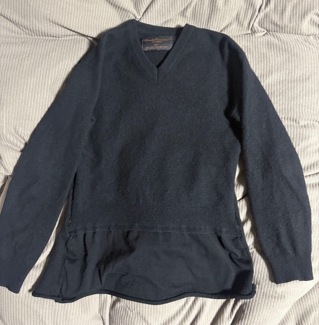 UNDERCOVER 08AW UNREAL期 切り替えニット ドッキングニット