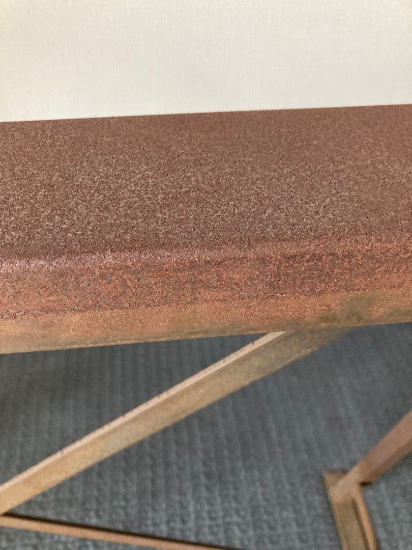 錆鉄　作業台　鉄柵　車止め　鉄棚　古鉄　超メルカリ市中　20000→18000