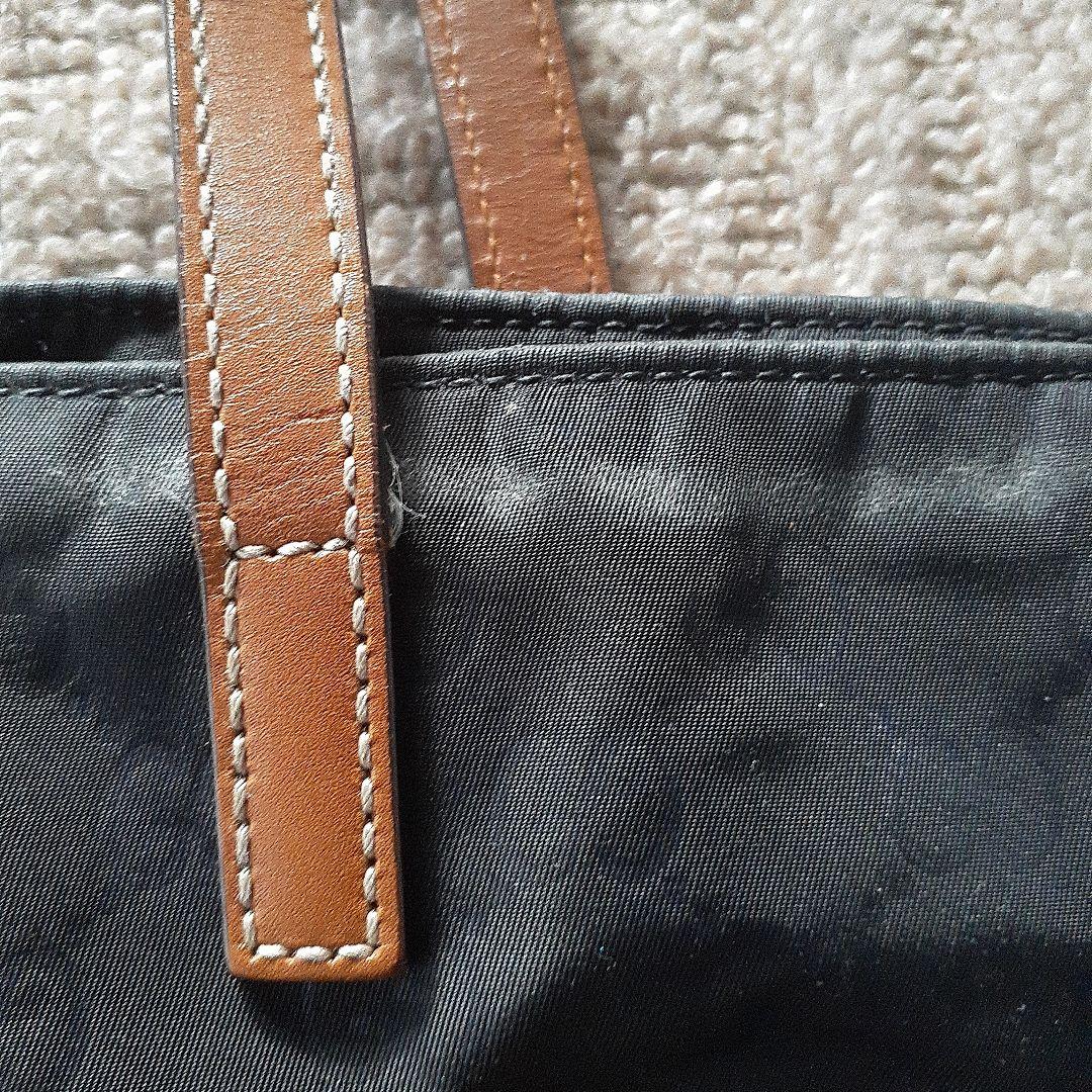 GUCCIブラック ナイロン マザーズバッグ