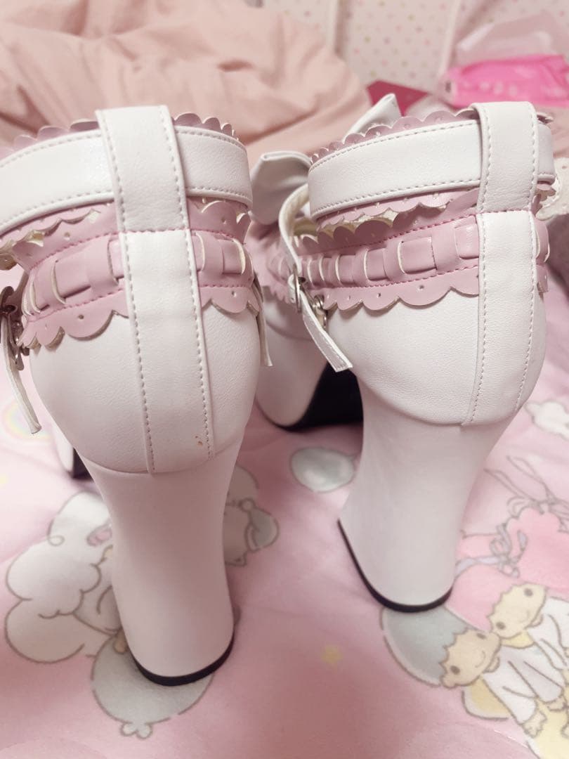 [cnstone] ロリータ 靴 12.5cmヒール 厚底