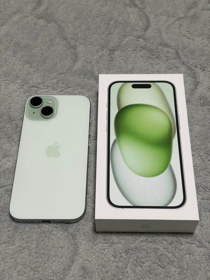 iPhone15 128GB SIMフリー グリーン アイフォン本体 Apple