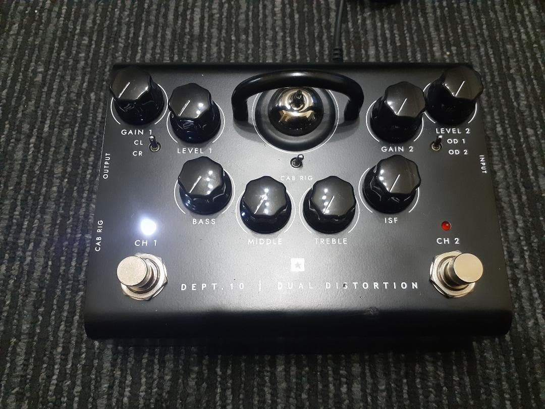 BLACKSTAR DEPT.10 Dual Distortion 真空管搭載