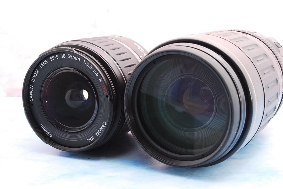 キャノン Kiss X9i★豪華Wレンズ★スマホ転送OK★一眼レフカメラ