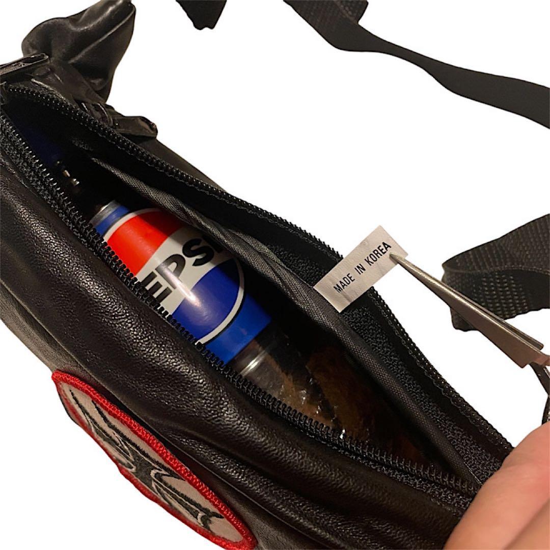 90s ウエストコーストチョッパーズ アイアンクロス ウエストポーチ ビンテージ