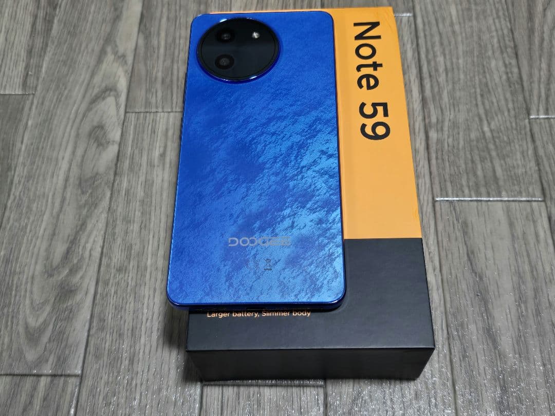 DOOGEE Note 59 5G ブルー 本体