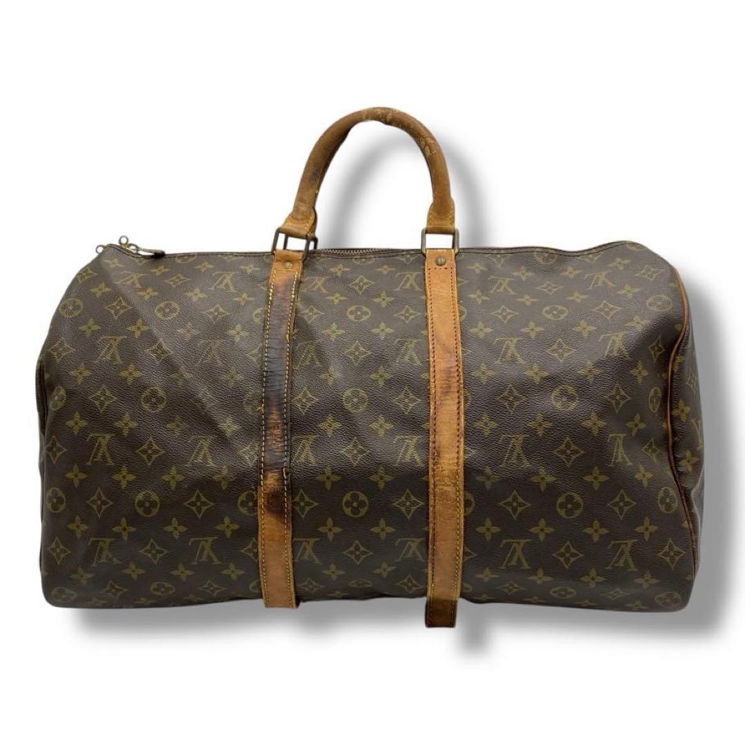 良品 ルイヴィトン キーポル50 M41426 モノグラム ボストンバッグ 希少