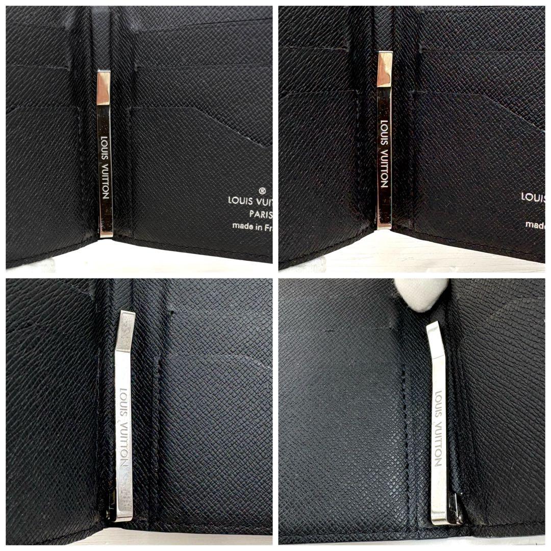 【美品】ルイヴィトン ダミエグラフィット ポルトフオイユ パンス マネークリップ