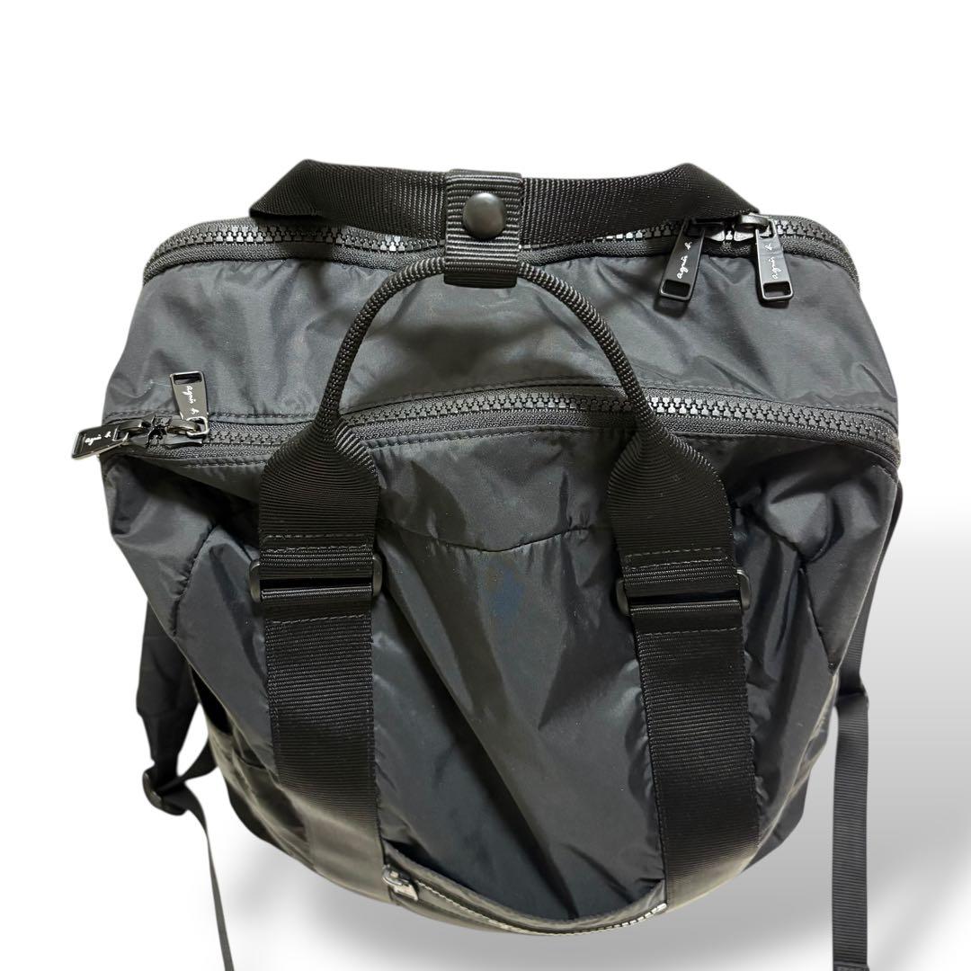 美品　agnes b アニエスベー　バックパック　リュック　ユニセックス　A4可