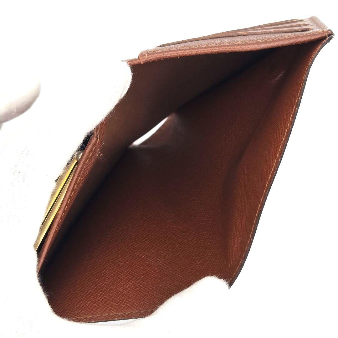 ルイヴィトン ポルトモネビエ ヴィエノワ モノグラム がま口 二つ折り財布