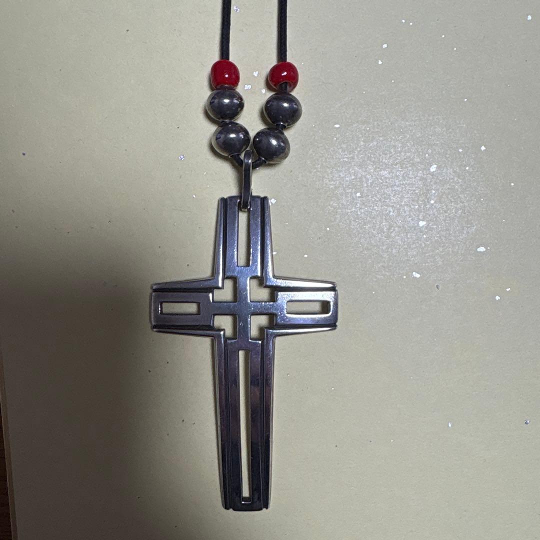 Waddie Crazy Horse シングルクロス シルバーネックレス