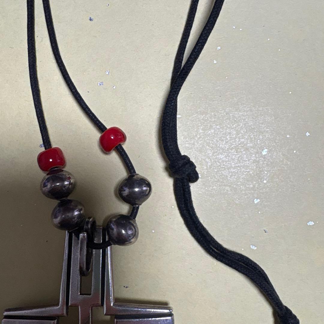 Waddie Crazy Horse シングルクロス シルバーネックレス