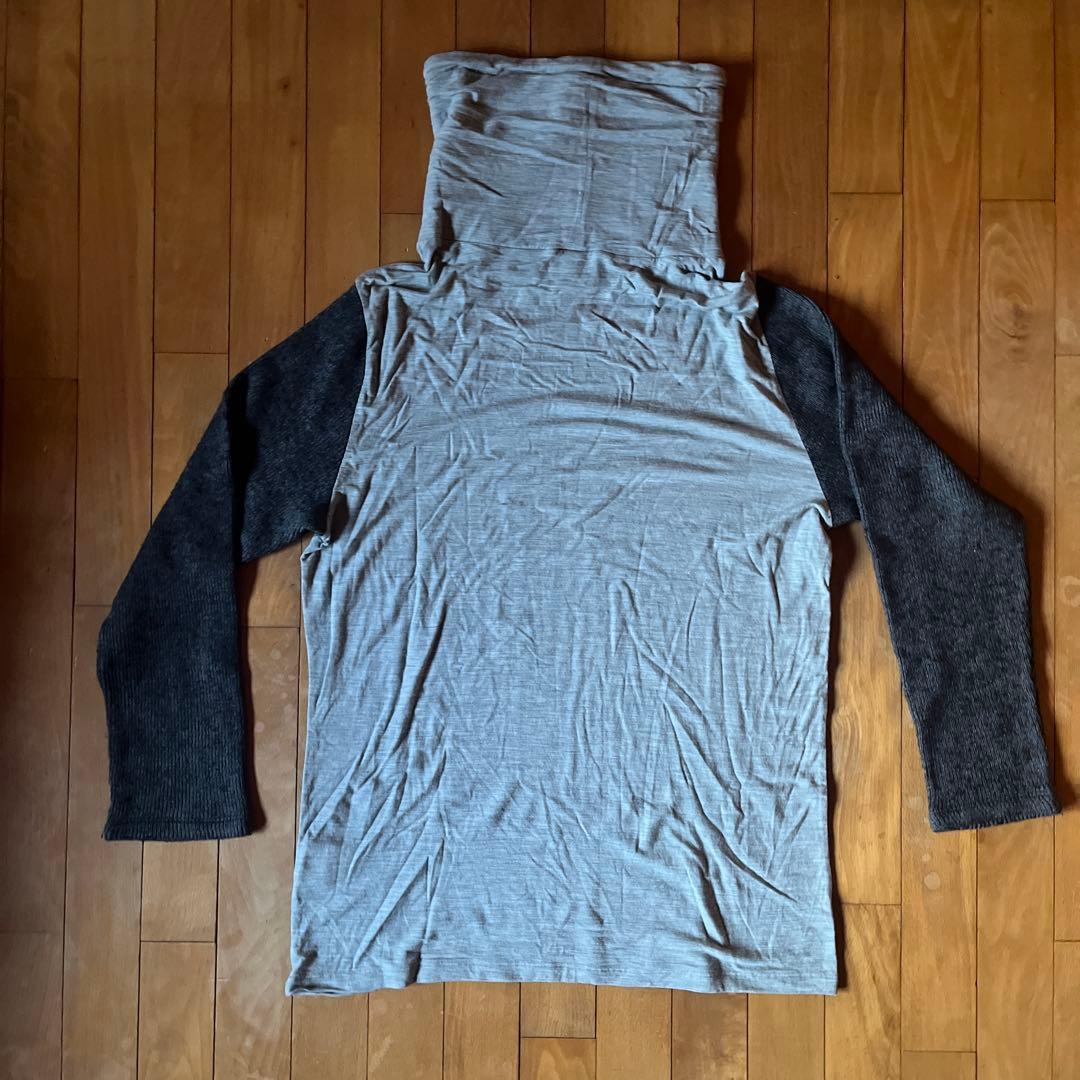 00s EMPORIO ARMANI ハイネックニットシャツ archive