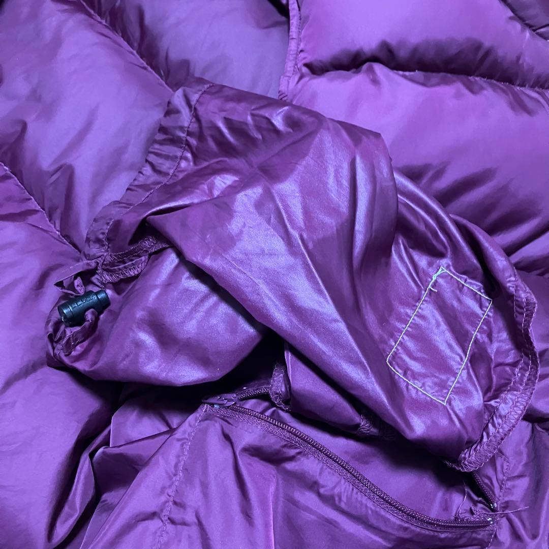 エルエルビーン LLbean グース ダウンベスト パッカブル えんじ 80s