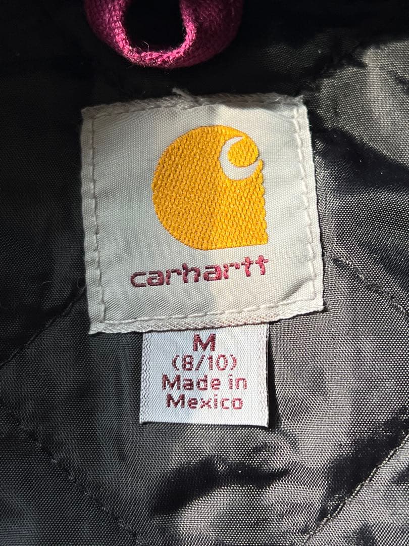 Carharttダックアクティブジャケット フーディー パープル Mメキシコ製