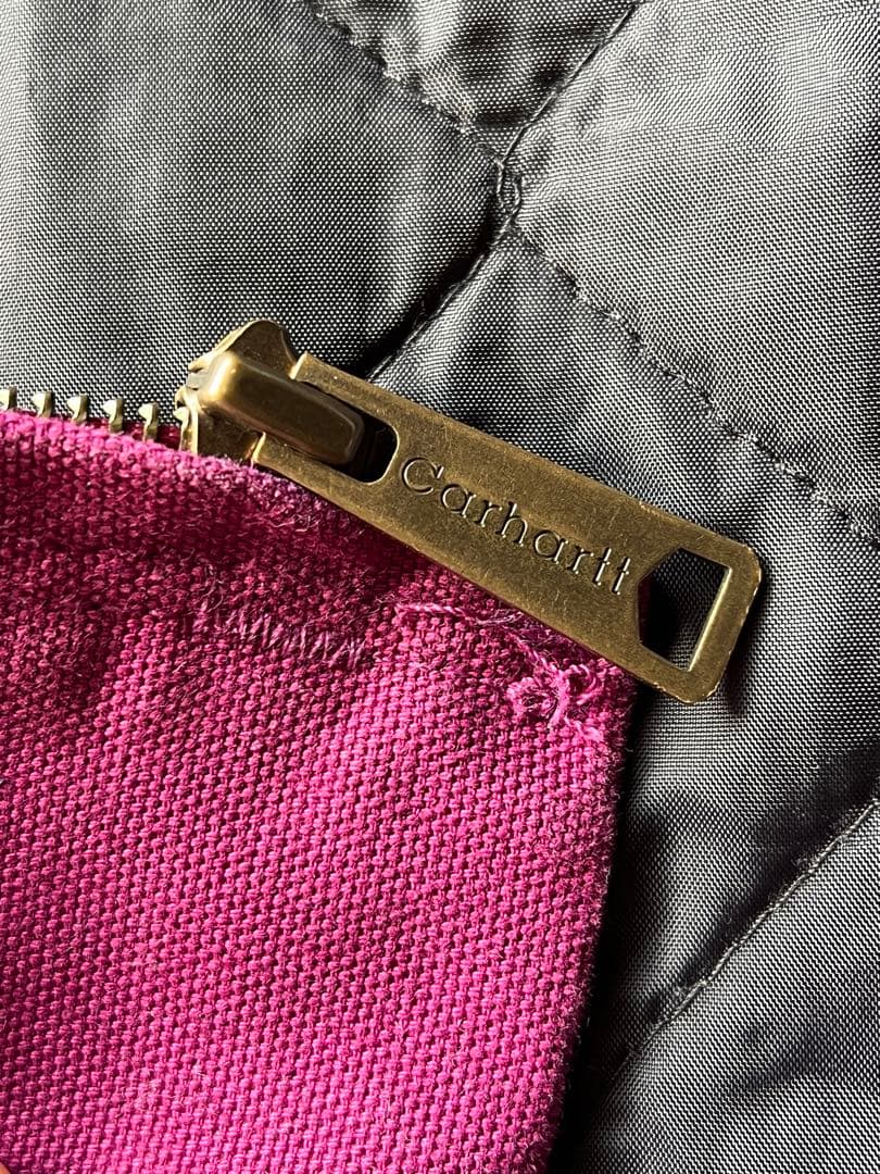Carharttダックアクティブジャケット フーディー パープル Mメキシコ製