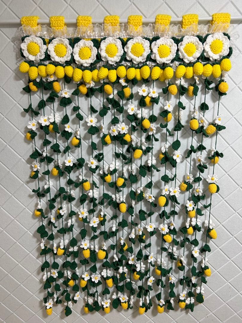 レモンのれん⭐️お花バックNo.66