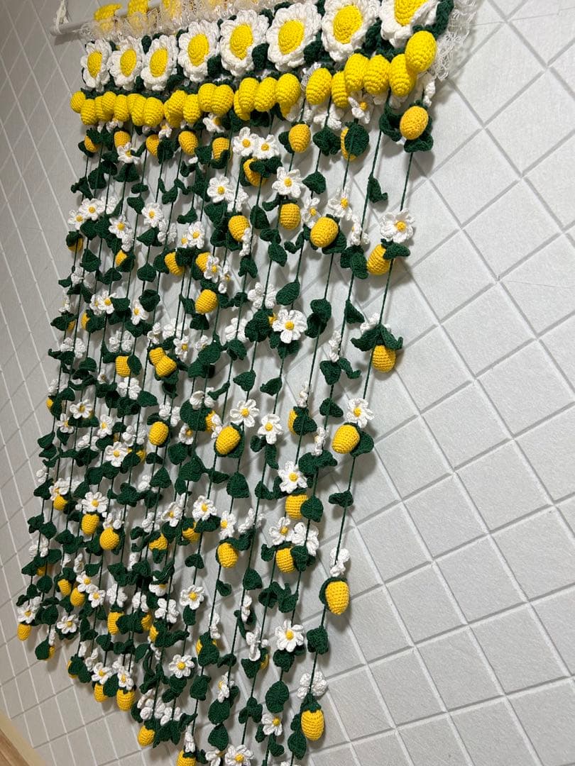 レモンのれん⭐️お花バックNo.66