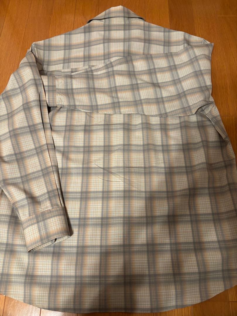 AURALEE ウールチェックシャツ