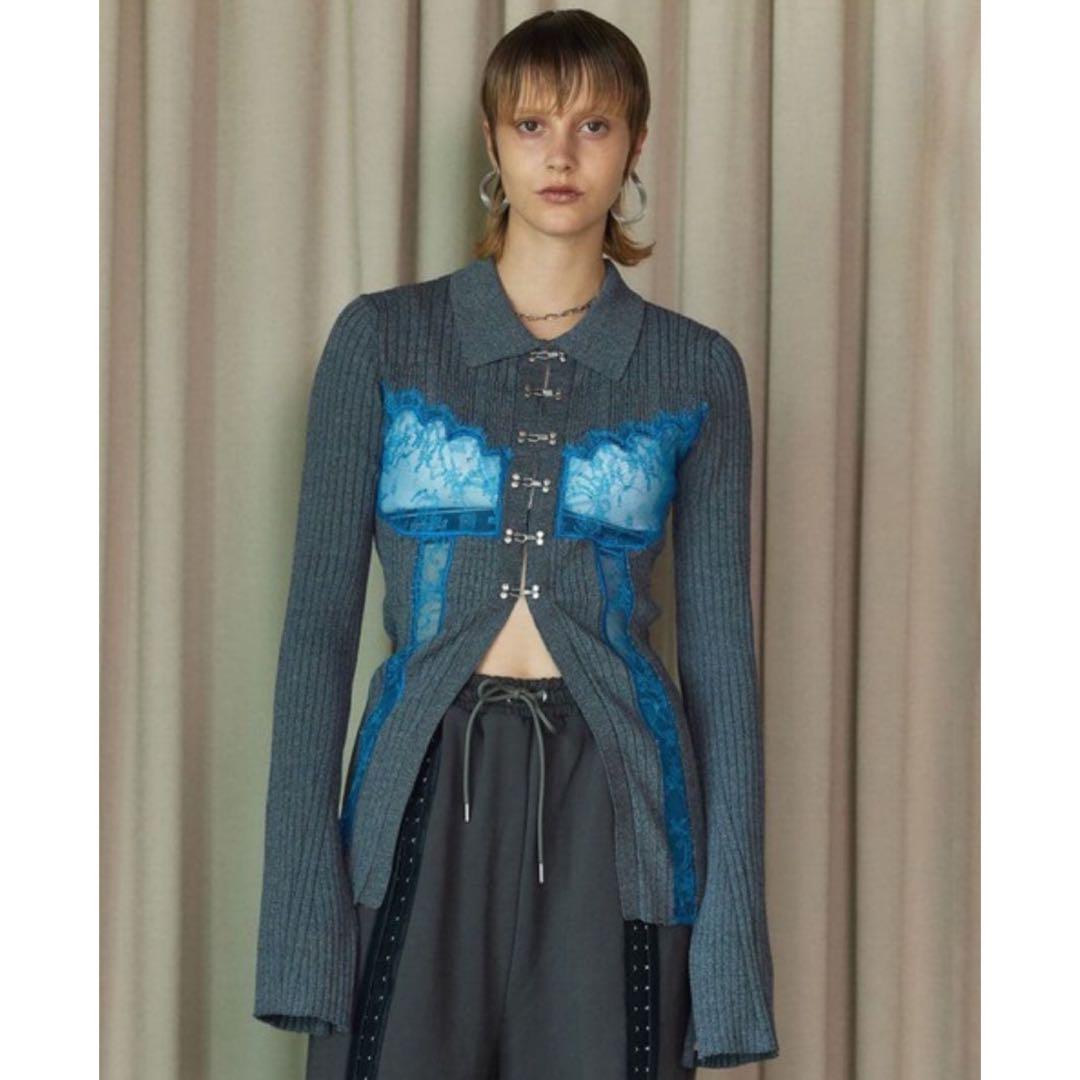 PRANK PROJECT レーストリムシャツ Lace Trim Shirt