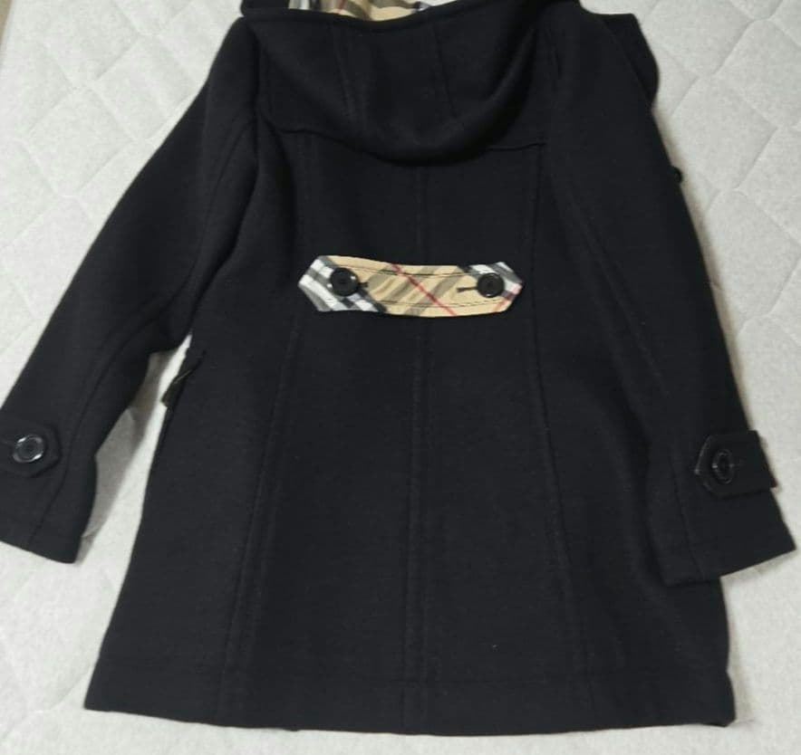 BURBERRY BLUE LABEL ダッフルコ ート 黒 サイズ40