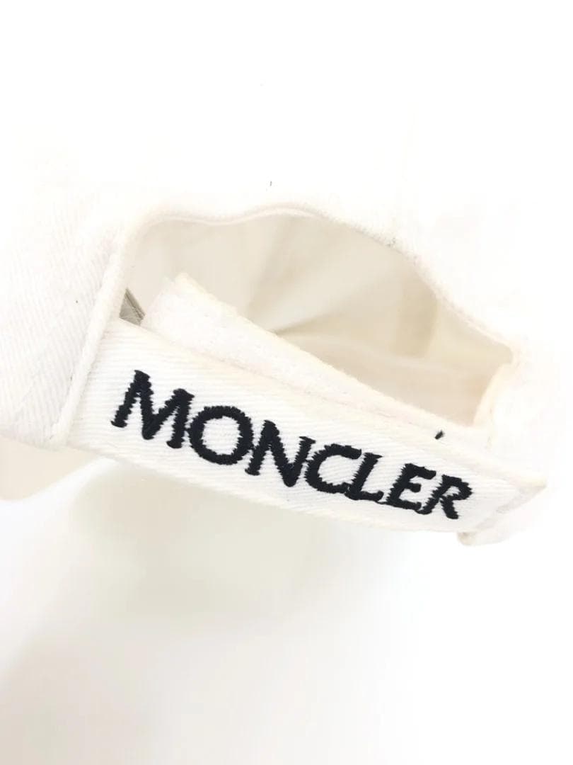 ◇MONCLER◇ モンクレール 【代理店タグ有】ユニセックス キャップ 帽子白