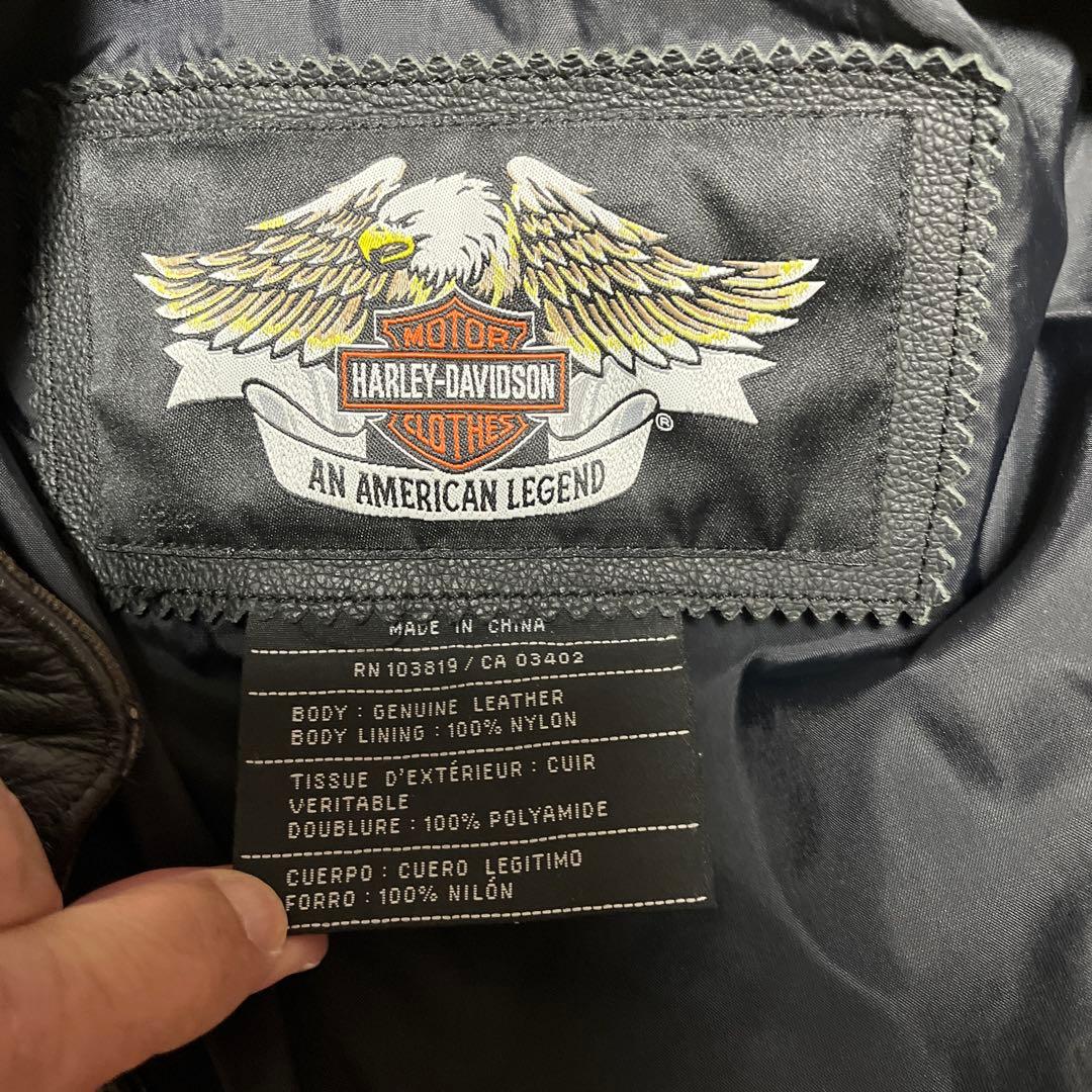 HARLEY-DAVIDSON レザージャケット 2005年だと思う。