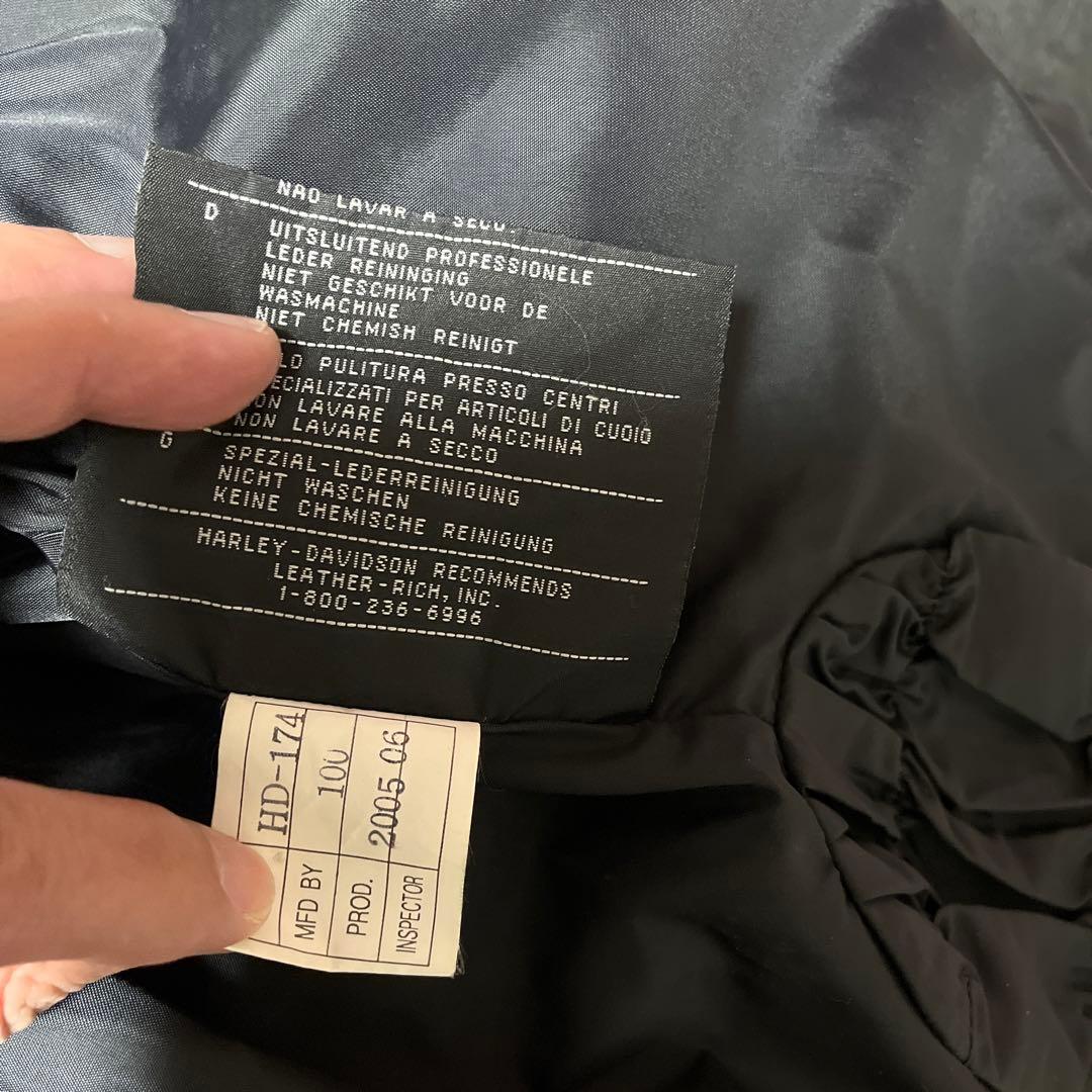 HARLEY-DAVIDSON レザージャケット 2005年だと思う。
